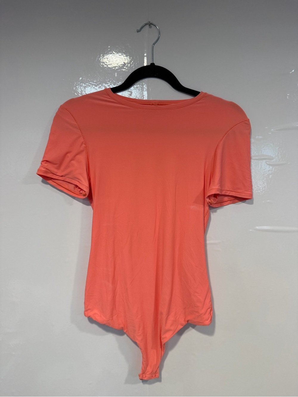 Aerie smoothez Coral Short-Sleeve Bodysuit